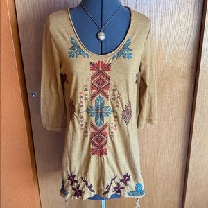 Johnny Was Gillian Flounce Tunic